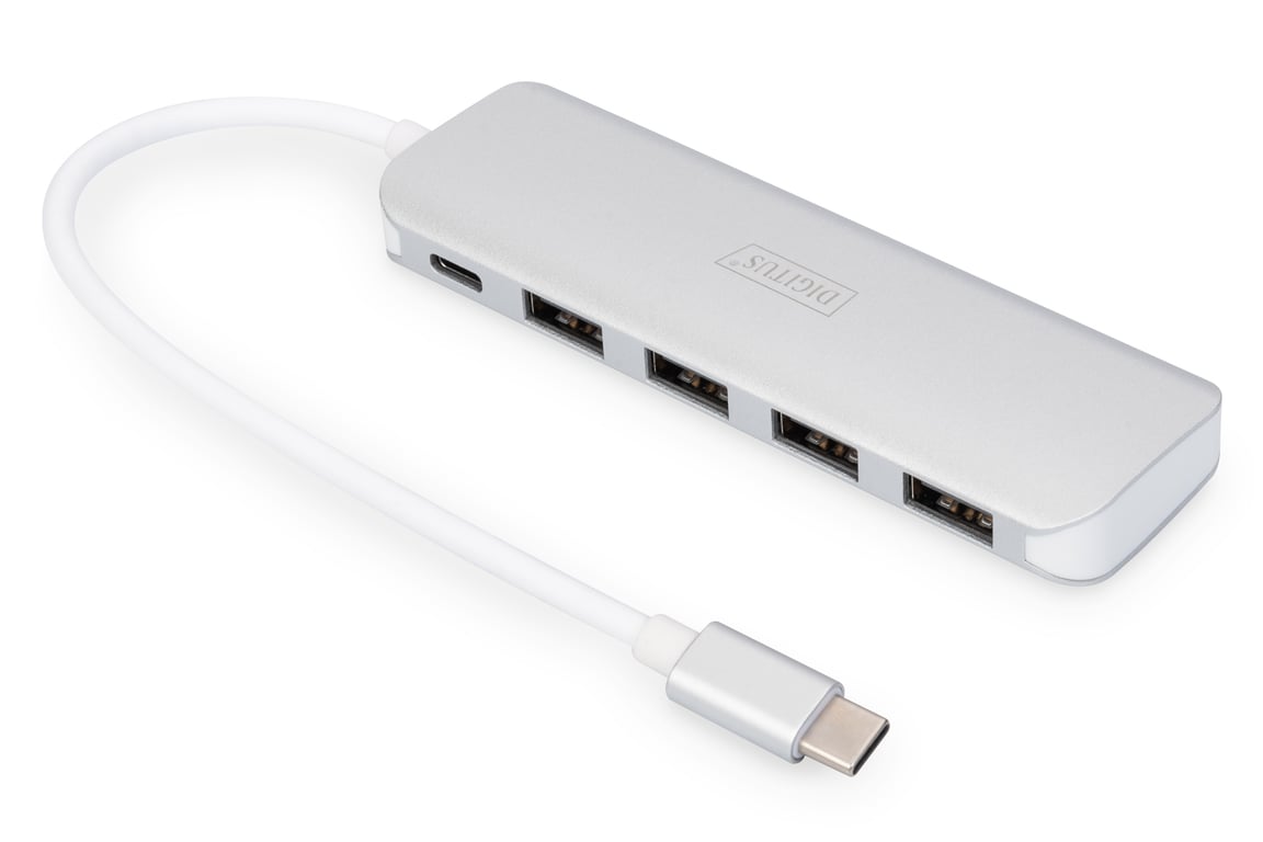 Digitus Hub 4 ports USB 3.0 avec USB Type C™ + PD Neuf