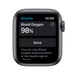 Apple Watch Series 6 OLED 40 mm Numérique 324 x 394 pixels Écran tactile 4G Gris Wifi GPS (satellite)