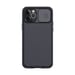 Coque CamShield Pro pour iPhone 12 et 12 Pro avec Cache Caméra Coulissant Noir