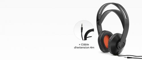 WE Casque Audio Filaire Micro Intégré pour les Appels Téléphonique Smartphone Android et iOS Casque Stéreo Réglable Neuf - vue 2