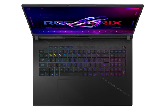Asus ROG SCAR18-G834JZR-DRR6134W Noir 18'' - Intel Corei9 14900HX 2,2 GHz - NVIDIA GeForce RTX4080 - SSD 1To - RAM 32Go - Windows 11