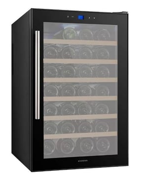 Vinoteca Infiniton WCL-28T, 28 Botellas, G, 6 Bandejas de Madera, Sin Compresor, Negro
