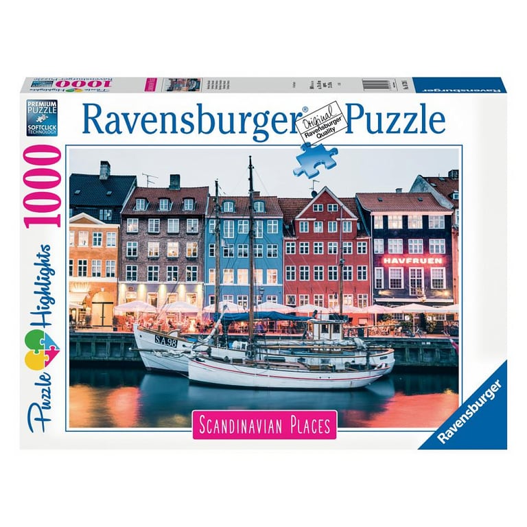 Puzzle 1000 Pièces Copenhague - Danemark : Une Évasion en Images - Neuf