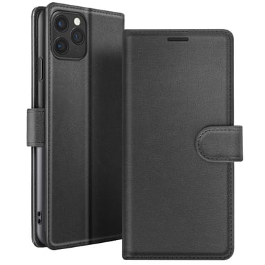 Custodia a portafoglio per iPhone 11 Pro Max con supporto e linguetta magnetica