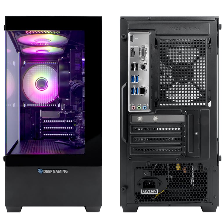 PC Gamer Complet DeepGaming Nexus AMD Ryzen 5 AMD Vega 7 RAM SSD .2 Windows 11 Pro WiFi Écran 24 FullHD 120Hz + Accessoires Neuf - vue 2