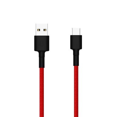 Xiaomi SJV4110GL Cavo USB 1 m USB A USB C Nero, Rosso
