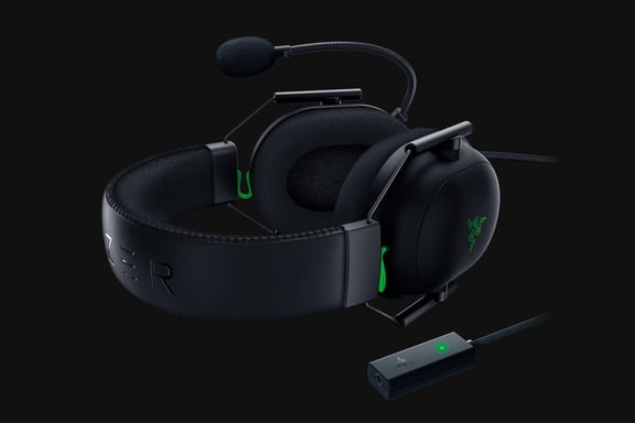 Razer Blackshark V2 Cuffie con archetto cablato Nero, Verde