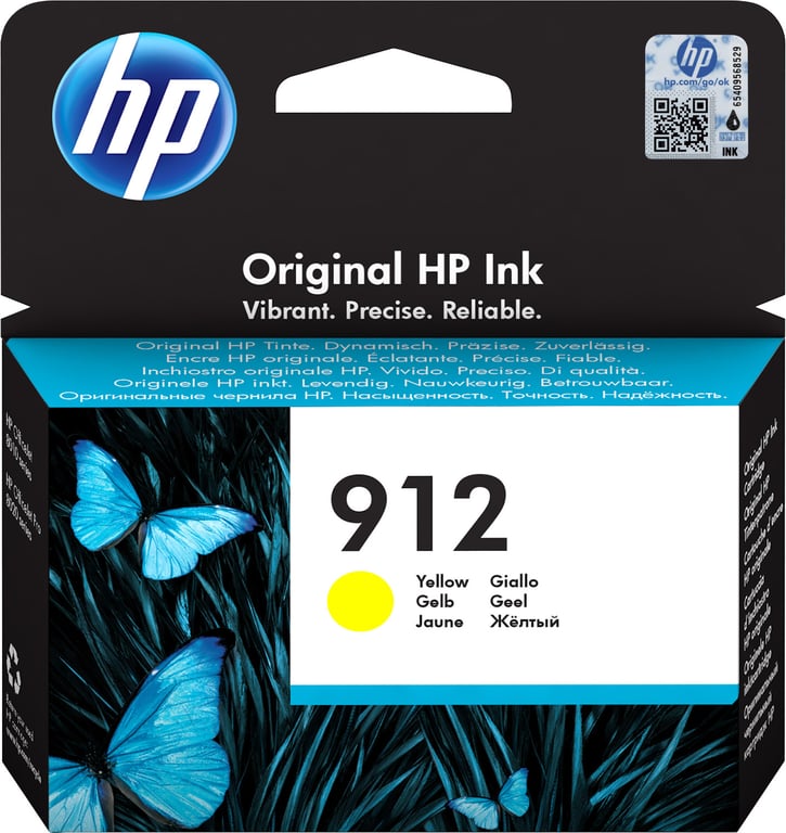 HP 912 Cartouche d'encre jaune authentique - Neuf