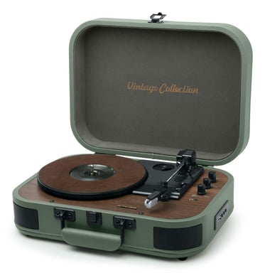 Muse MT-207 PGR tocadisco Tocadiscos de tracción directa Verde Automático