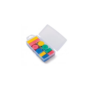 Caja de 100 fichas de plástico de colores para juegos de cartas