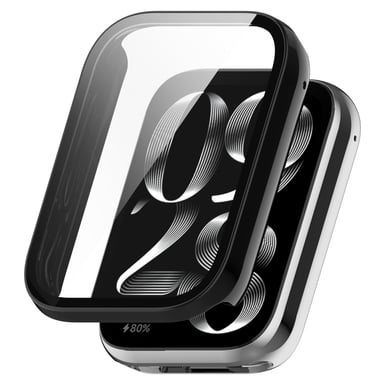Funda Xiaomi Smart Band 9 Pro Carcasa completa con cristal templado Black