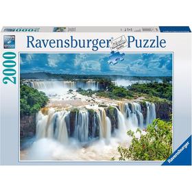 Puzzle 2000 pièces : Les chutes d'Iguazu Brésil Ravensburger France - vue 2