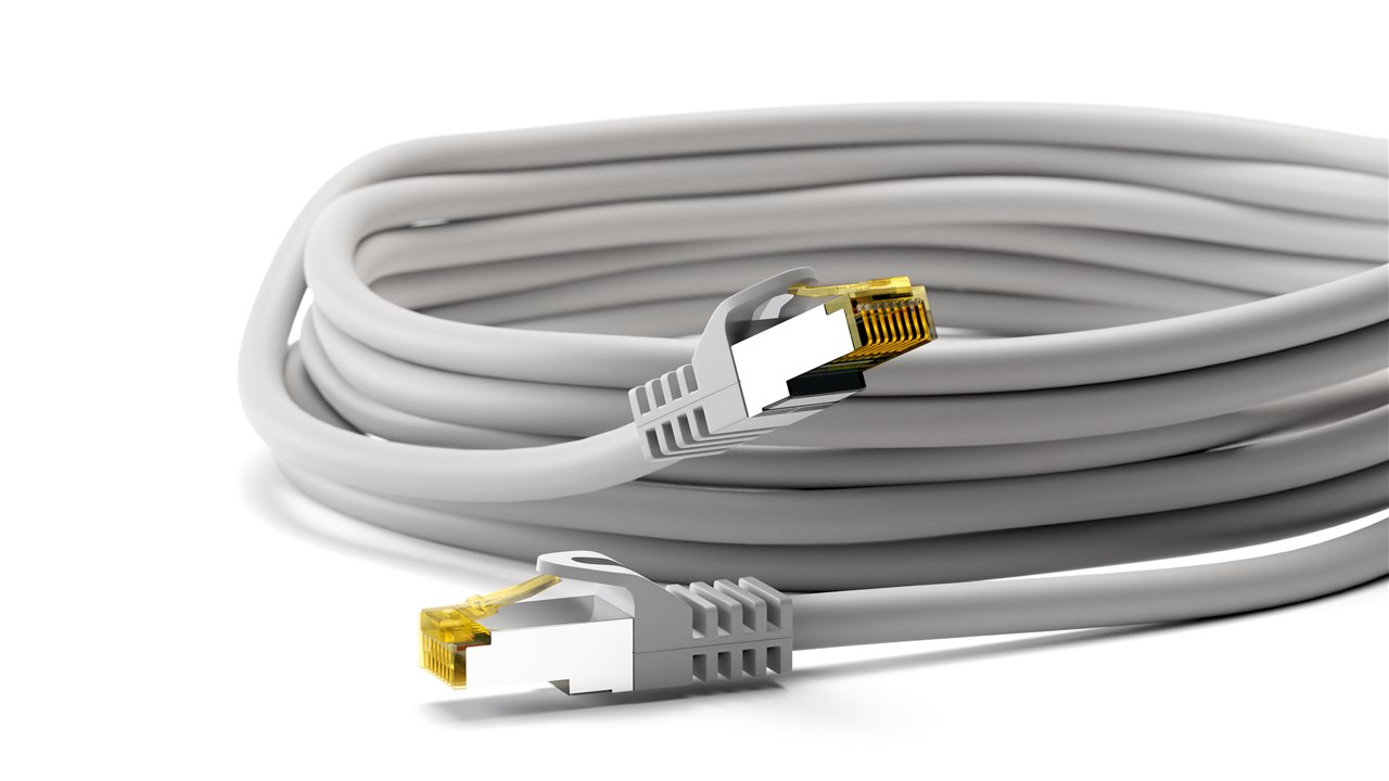 Goobay 91666 câble de réseau Gris 25 m Cat7 S/FTP (S-STP) - Neuf