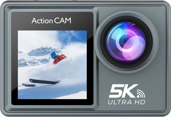 Lipa AT M40R 5K Action Camera IPS Wi Fi Caméra d'action étanche Capteur Sony IMX 21 accessoires Résolution 5K Neuf - vue 4