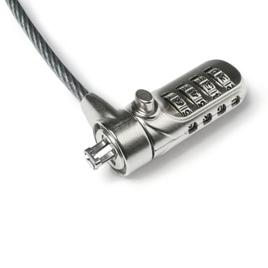 DICOTA D30885 cable antirrobo Negro, Acero inoxidable 2 m