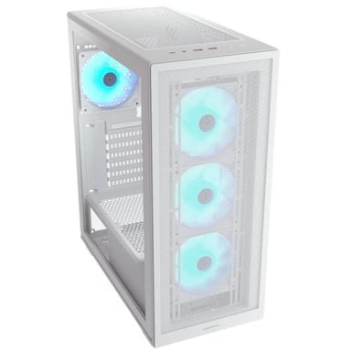 Torre Cougar MX220 RGB Blanco 4x Ventiladores ATX/Micro ATX/Mini-ITX Iluminación RGB