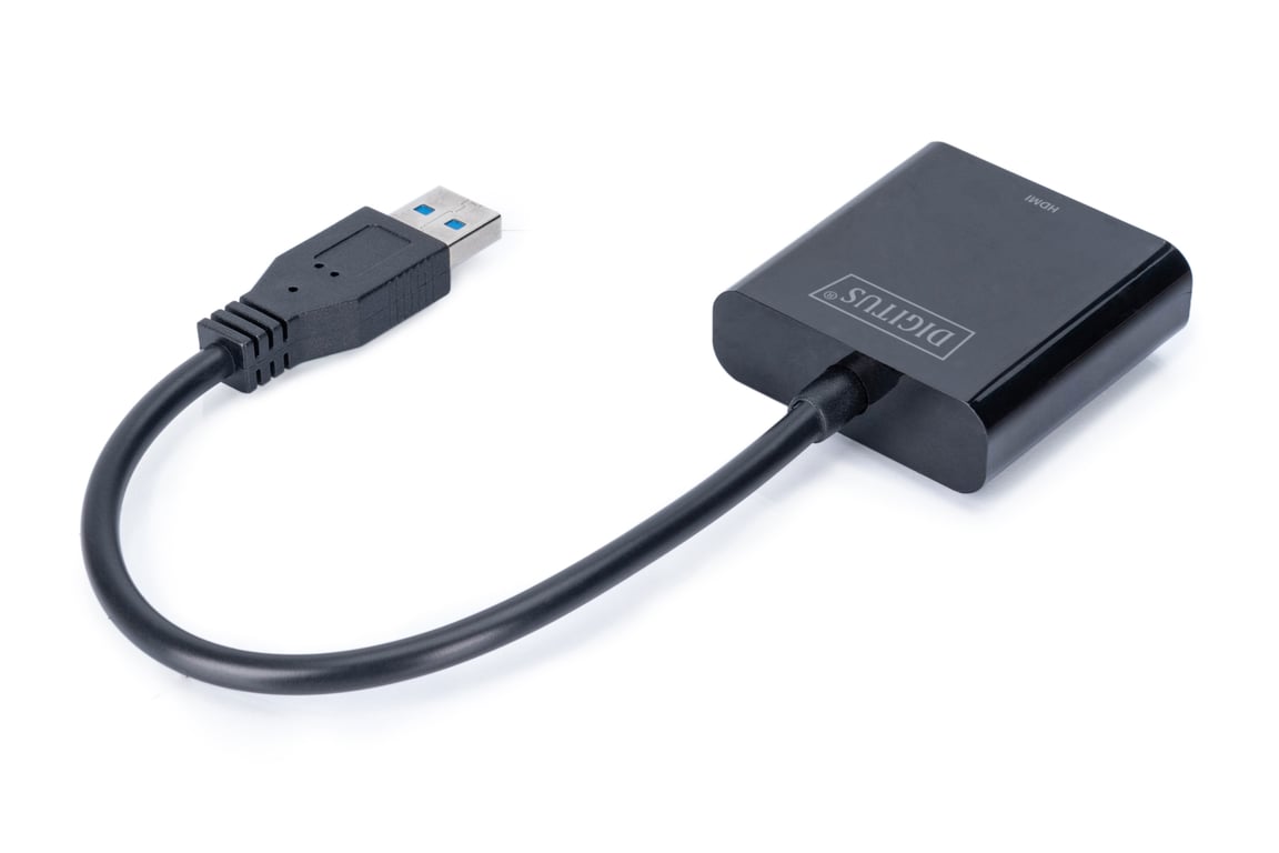 Digitus Adaptateur graphique USB A 3.2 Gen 1 vers HDMI Neuf - vue 2