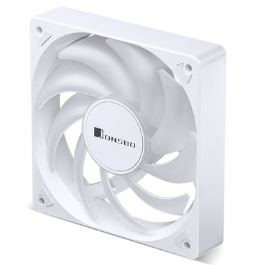 Jonsbo SL-120CW système de refroidissement d'ordinateur Boitier PC Ventilateur 12 cm Blanc 1 pièce(s)