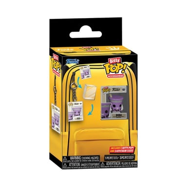 Pack 4 Figurines Funko Bitty Pop Porte clés Keychain Wearables