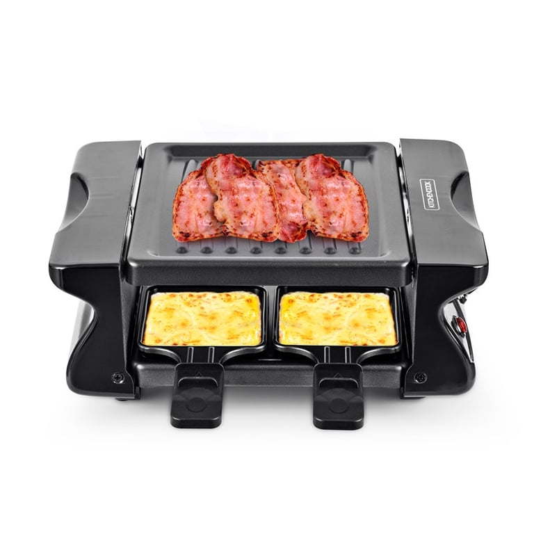 KitchenCook Raclette 4 Personnes Avec Plaque De Grill Anti Adhésive Rc Pilatus - vue 4