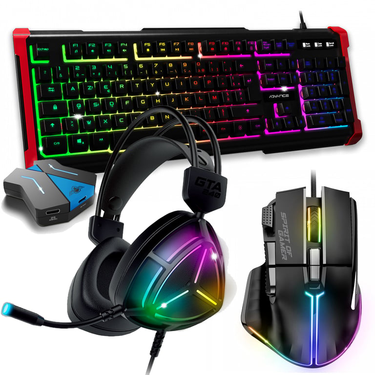 Pack Gaming Battle Royale 4 en 1 Advance GTA 240 pour Switch XB1 X/ PS4 PS3 et PC - vue 1