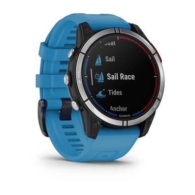 Garmin quatix 7 3,3 cm (1.3'') MIP 47 mm Digital 260 x 260 Pixeles Pantalla táctil Azul Wifi GPS (satélite)