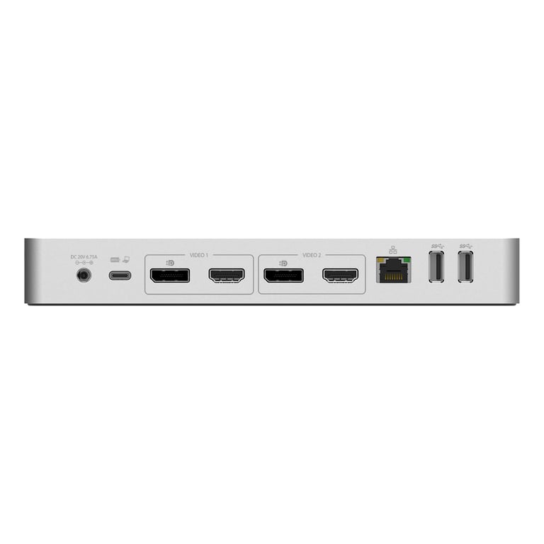 StarTech.com Station d'accueil USB Type CA 2 écrans PD 2x DP 2x HDMI 4x USB 3.0 - vue 3