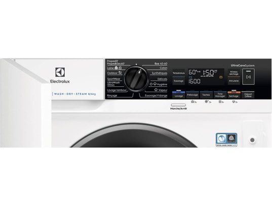 Lave linge sechant encastrable EW8W1684BI, 8 kg / 4 kg - Neuf