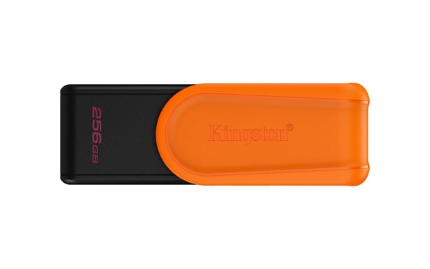 Kingston Technology DataTraveler 256GB Portable USB 3.2 Gen 1 Exodia S (Nero/Arancia)