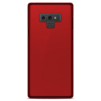 Coque silicone unie compatible Givré Rouge Samsung Galaxy Note 9