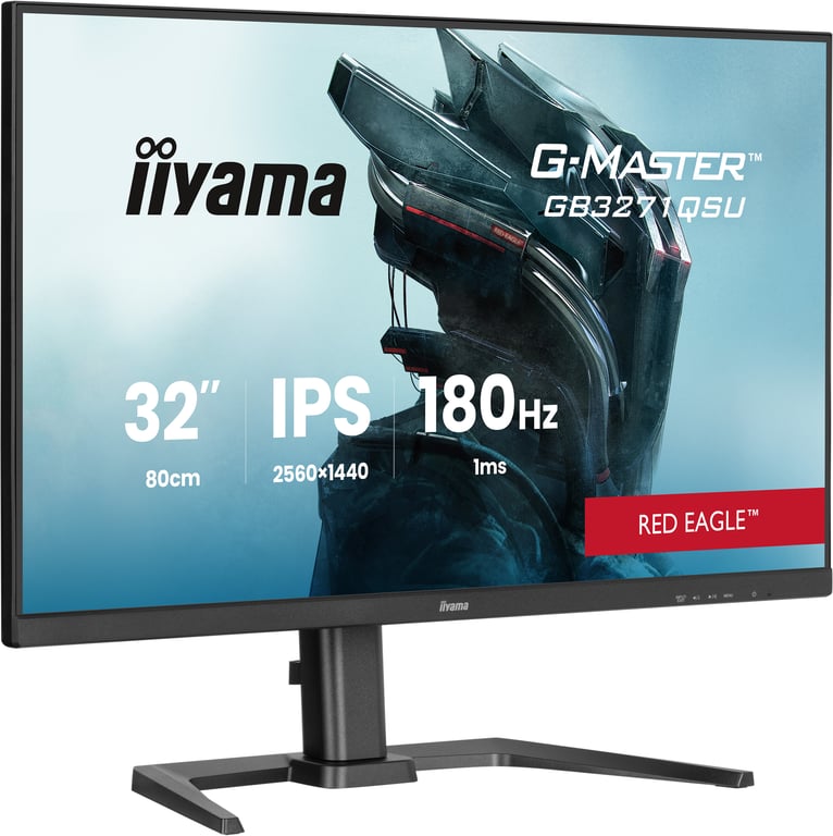 iiyama GB3271QSU-B2 écran plat de PC 80 cm (31.5 ) 2560 x 1440 pixels Quad HD LED Noir - Neuf