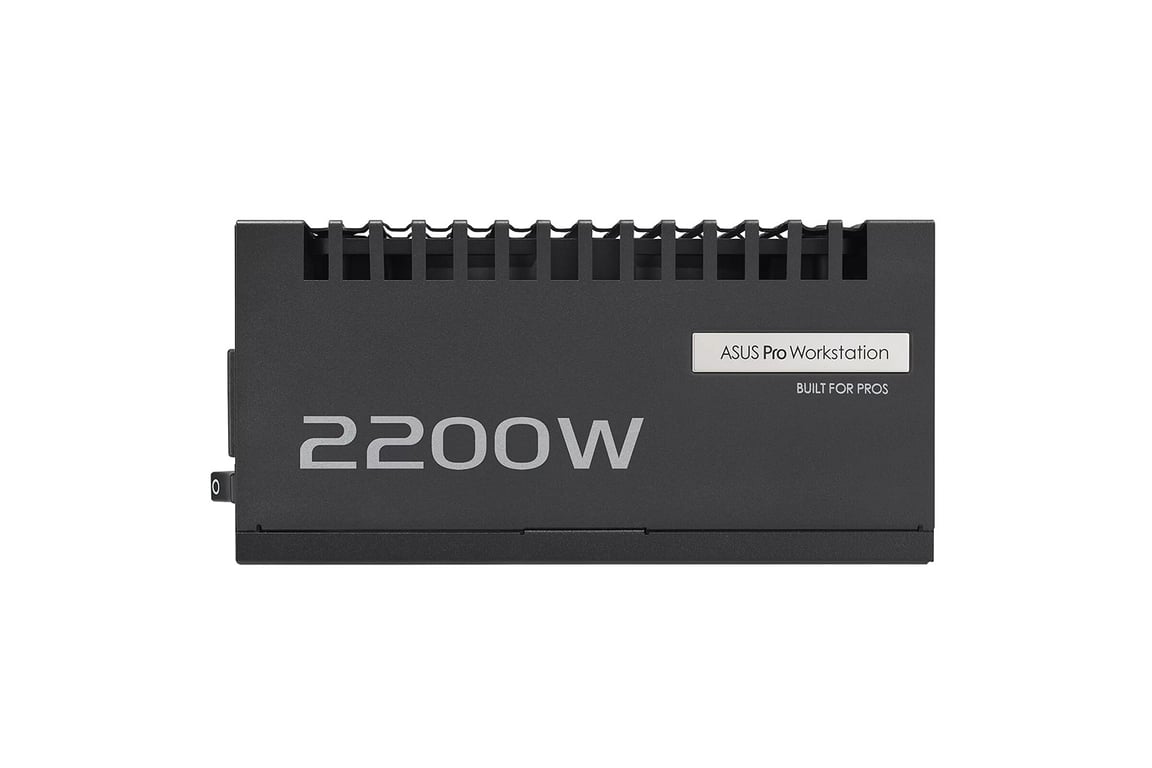 ASUS Pro WS Alimentation PC Modulaire ATX12V 3.1/ EPS12V 80 PLUS Platinum CA 100 240 V 2200 Watt PFC active - vue 3