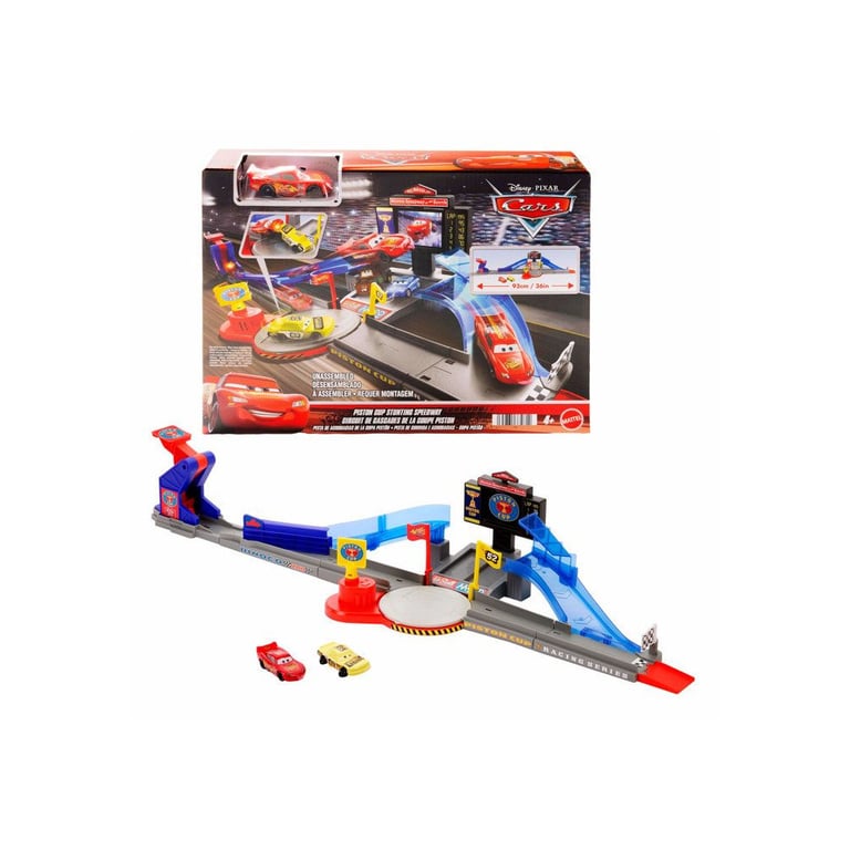 Disney Pixar Cars Disney · Pixar Cars Circuit Course Cascade Piston Cup - vue 8