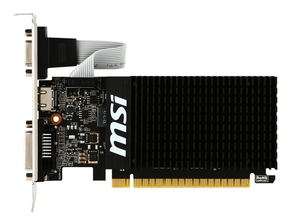 MSI GT 710 2GD3H LP carte graphique NVIDIA GeForce GT 710 2 Go GDDR3 Neuf - vue 5