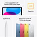 iPad A16 (2025) 11'' Wifi 128 Go, Argent