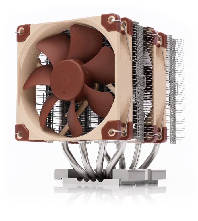 Noctua NH D9 DX 4677 4U système de refroidissement d'ordinateur Processeur Refroidisseur d'air 9 2 cm Aluminium Neuf - vue 1