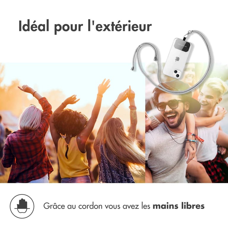 imoshion Cordon de téléphone universel Jaune Neuf - vue 2