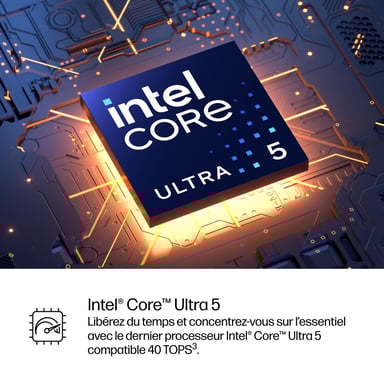 HP EliteBook X Flip G1i Next Gen AI Wolf Pro Security Edition Copilot+ PC Intel Core Ultra 5 228V Híbrido (2-en-1) 35,6 cm (14'') Pantalla táctil WUXGA 32 GB LPDDR5x-SDRAM 512 GB SSD Wi-Fi 7 (802.11be) Windows 11 Pro Plata