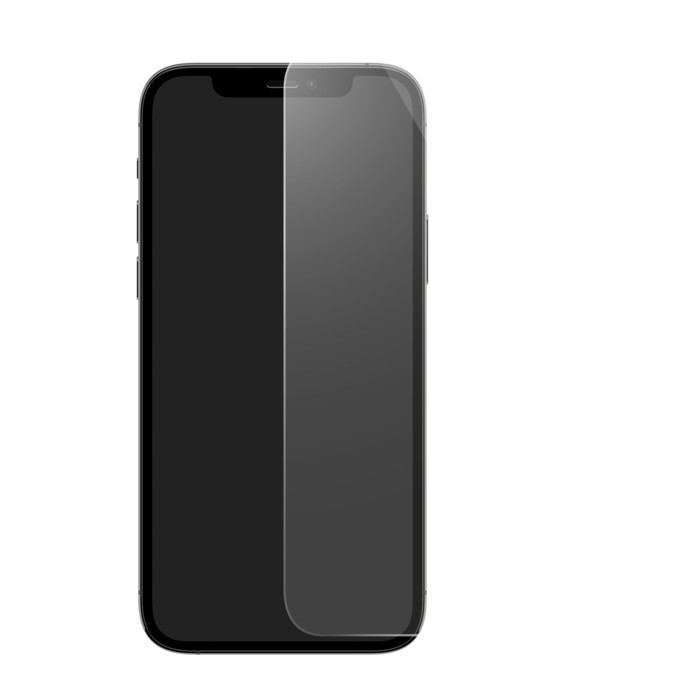 Protection d'écran premium en verre trempé pour Apple iPhone 12 Pro Max, Transparent
