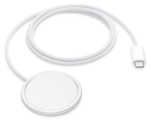 Apple MGDM4ZM/A cargador de dispositivo móvil Auriculares, Smartphone Blanco USB Cargador inalámbrico Carga rápida Interior