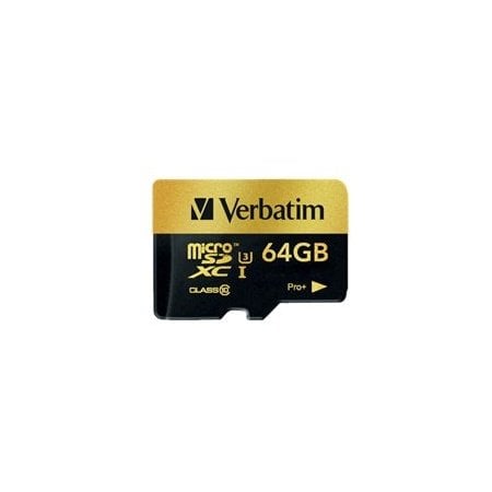 PRO+ micro SDXC class 10 / UHS 1 64GB (Read 90MB/sec, Write 80MB/sec) - Neuf