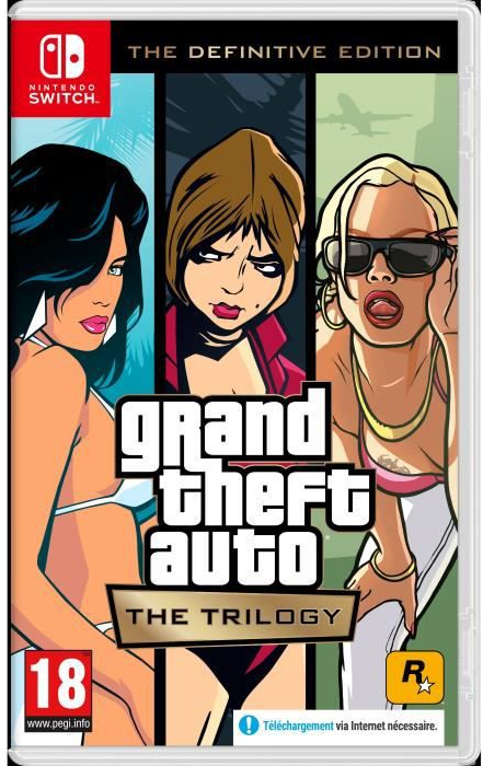Grand Theft Auto: The Trilogy ? The Definitive Edition - Jeu Switch