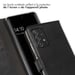 Selencia A526F43921201 coque de protection pour téléphones portables 16,5 cm (6.5'') Folio porte carte Noir Samsung Samsung Galaxy A52 (4G)/Samsung Galaxy A52s/Samsung Galaxy A52 (5G)