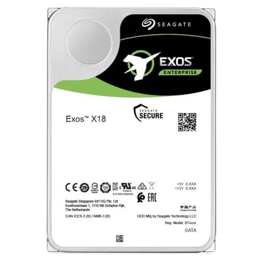 Seagate Exos X18 disque dur 16 To 7200 tr/min 256 Mo 3.5'' SAS