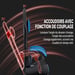Sedia Gaming Ergonomica Roline Poltrona Gamer Adulti Nera e Blu