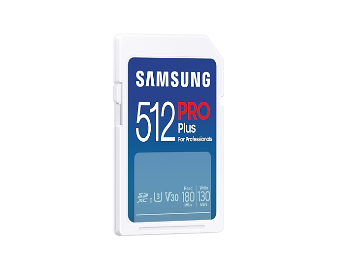 Samsung PRO Plus MB SD512SBWW mémoire flash SDXC UHS I Neuf - vue 2