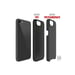 Cover per iPhone 15 rigida con 2 strati rinforzata anti-caduta 4M