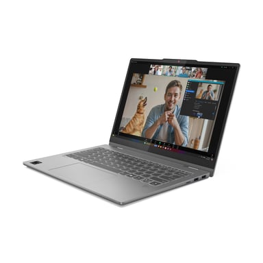 Lenovo IdeaPad 5 2-in-1 14Q8X9 Copilot+ PC Qualcomm Snapdragon X1P-42-100 Hybride (2-en-1) 35,6 cm (14'') Écran tactile WUXGA 16 Go LPDDR5x-SDRAM 1 To SSD Wi-Fi 7 (802.11be) Windows 11 Home Allemand Gris