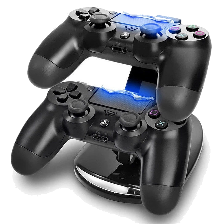 Support Chargeur pour Manettes de Playstation 4 PS4 Micro USB (NOIR)