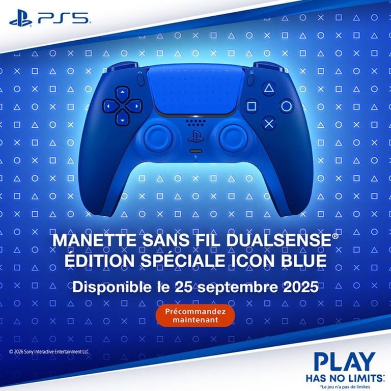 Manette sans fil DualSense® Edition limitée Icon pour PS5 SONY - vue 5